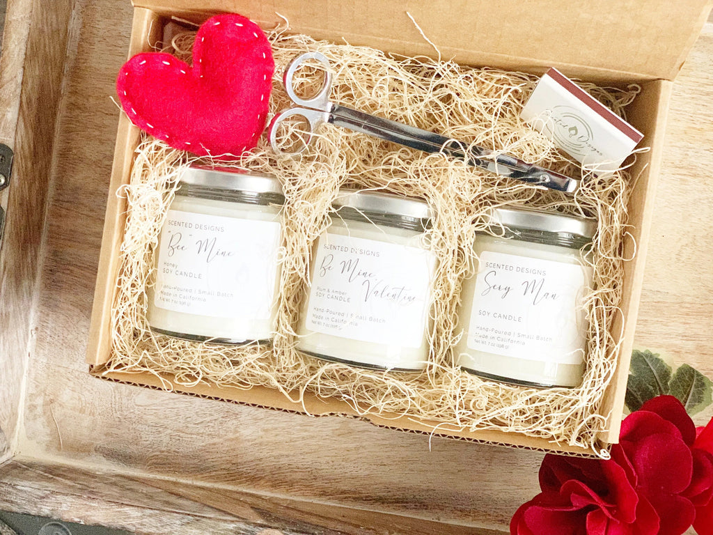 3 Candle Gift Boxes for Love and Friendship this Valentine's Day