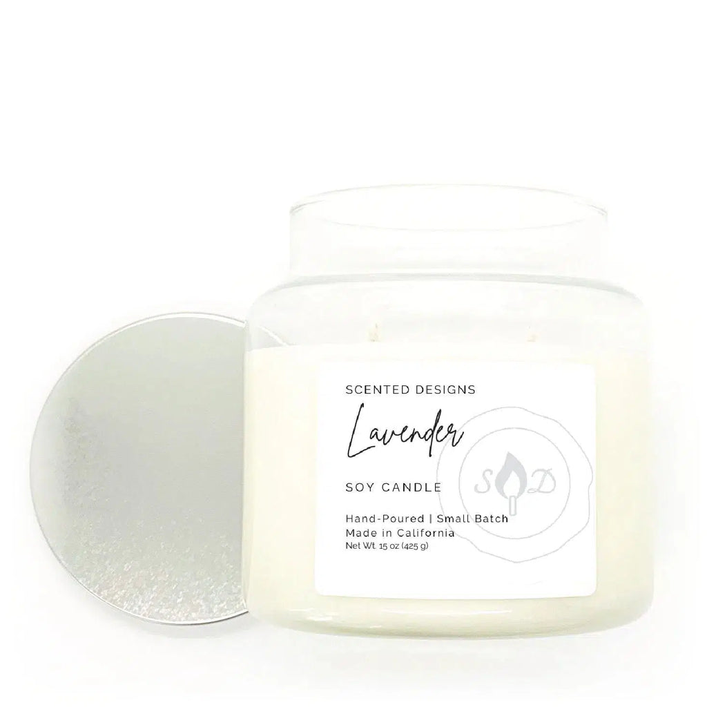 Lavender Apothecary Jar Candle