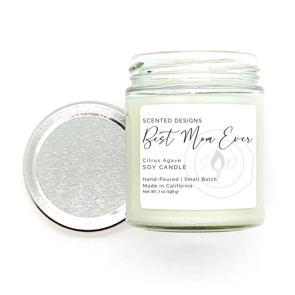 Best Mom Ever Soy Candle | Gift for Mom | California | Scented Designs ...
