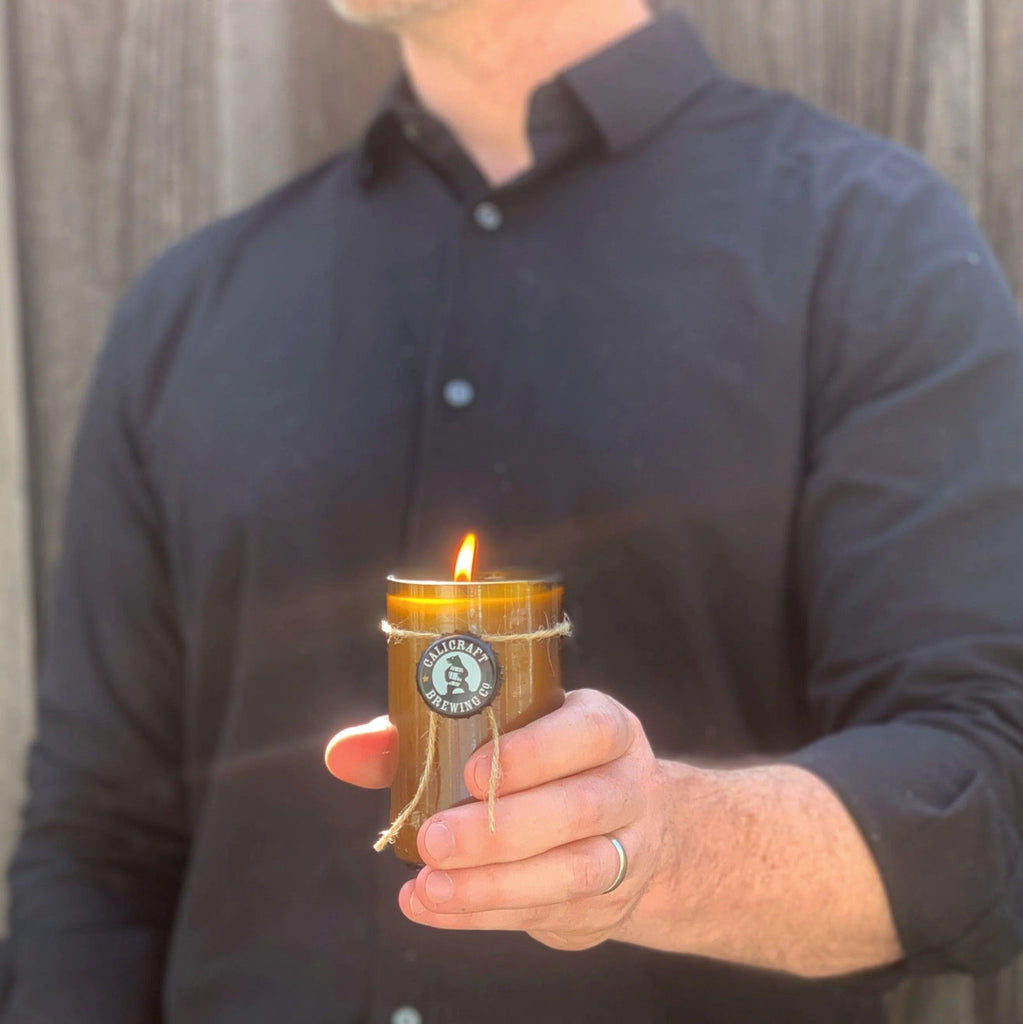 Raise a Toast to Father's Day with our Eco-Friendly Beer Bottle Candles