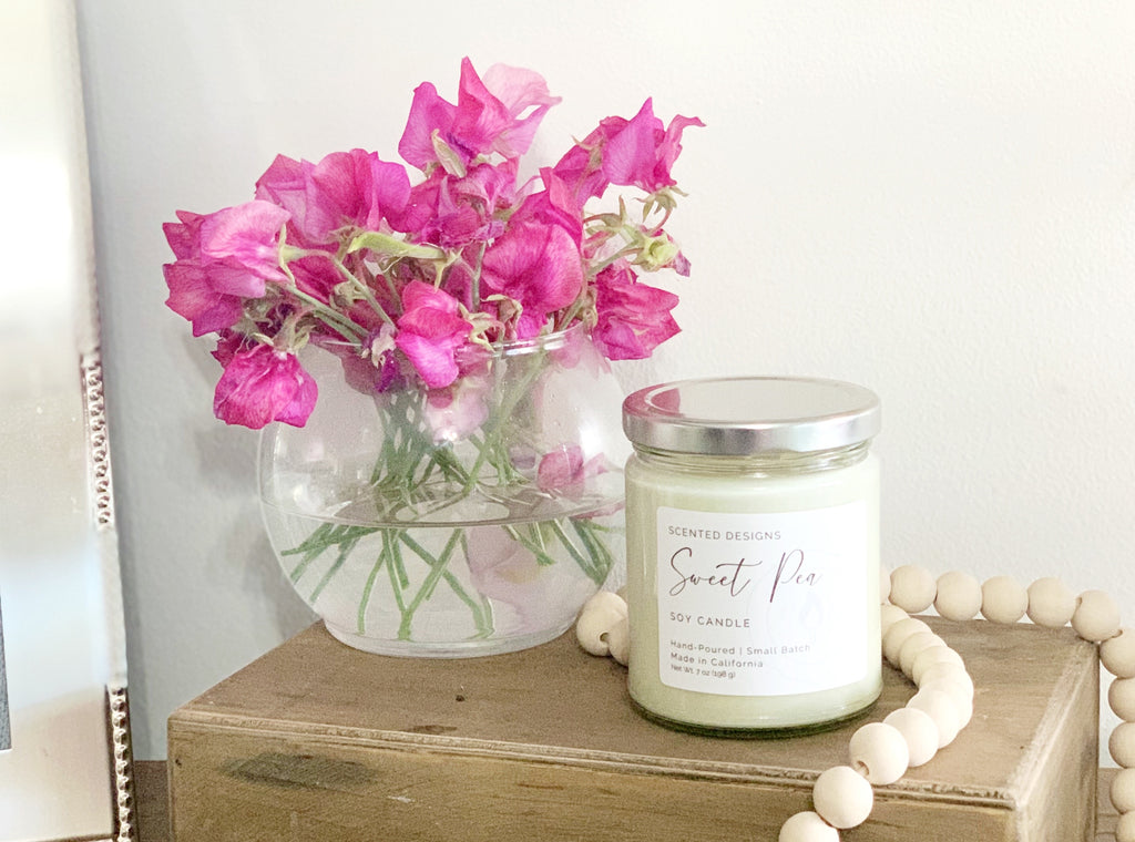 spring scented candle