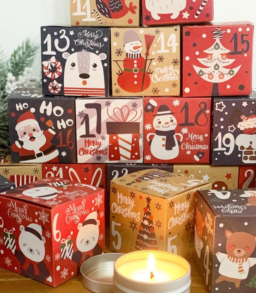 Counting Down to Christmas with a Candle Advent Calendar