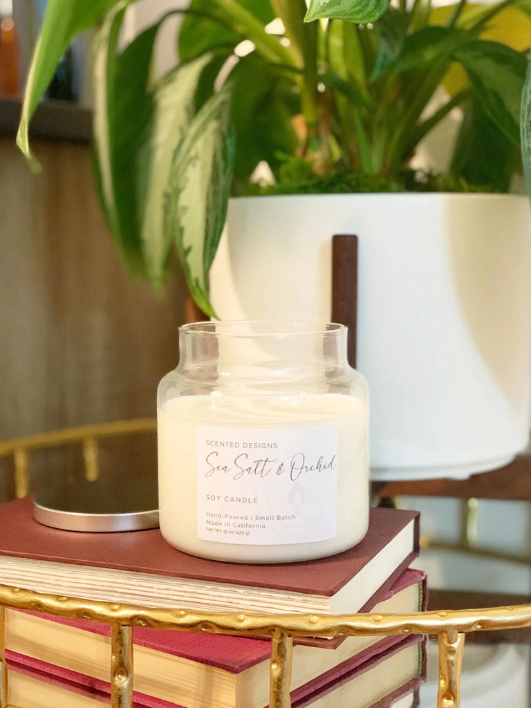 Sea Salt & Orchid Apothecary Jar Candle