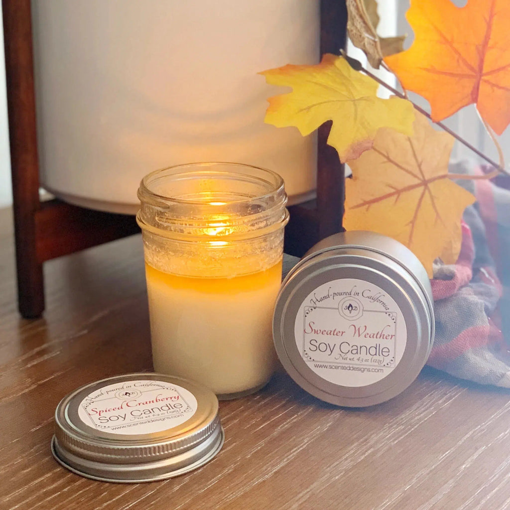 Spiced Cranberry Soy Candle | Travel Tin