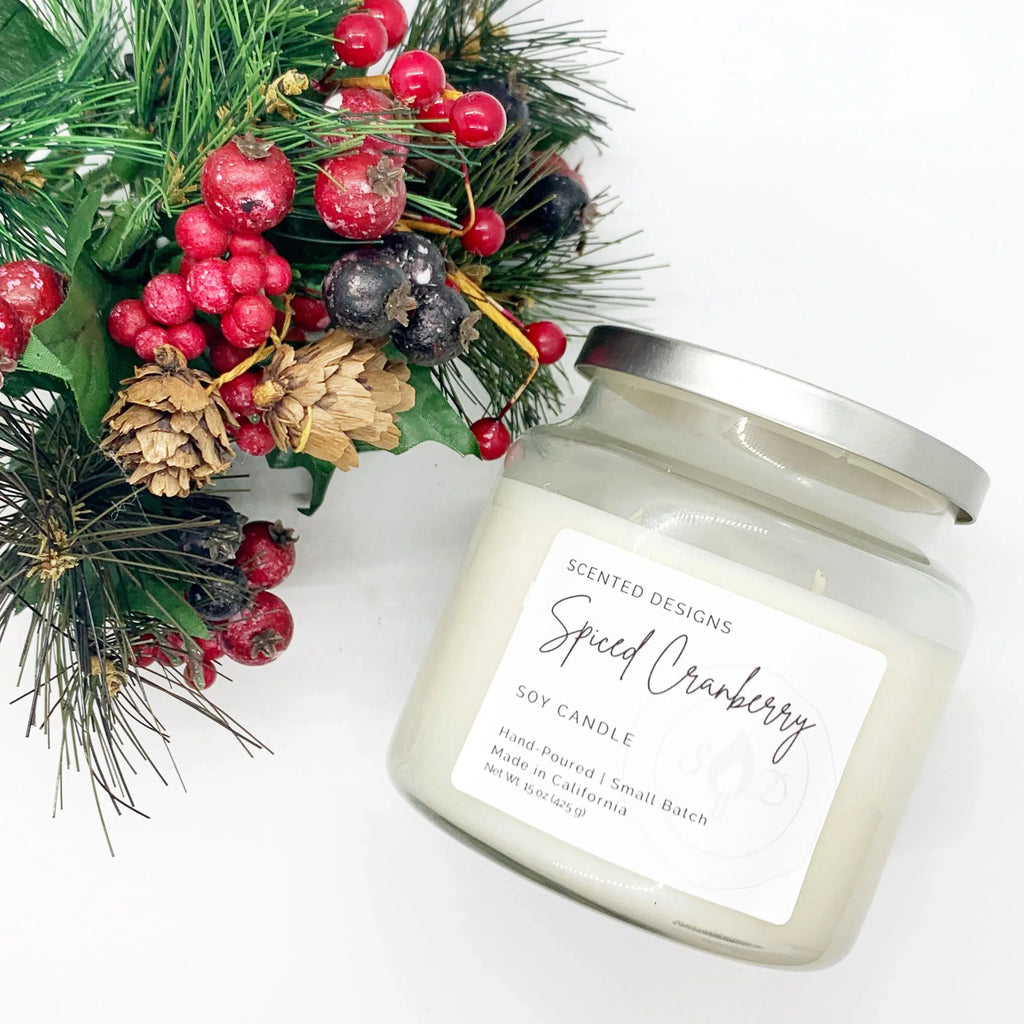 Spiced Cranberry Apothecary Jar Candle