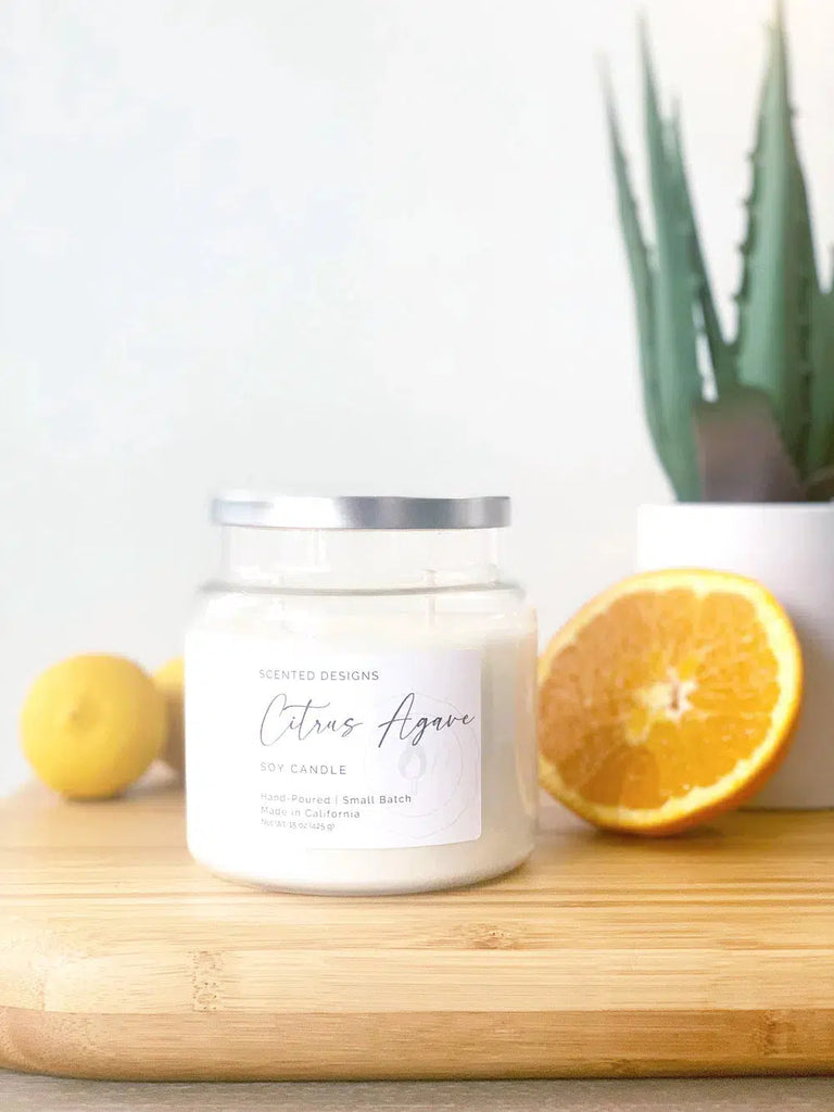 Citrus Agave Apothecary Jar Candle