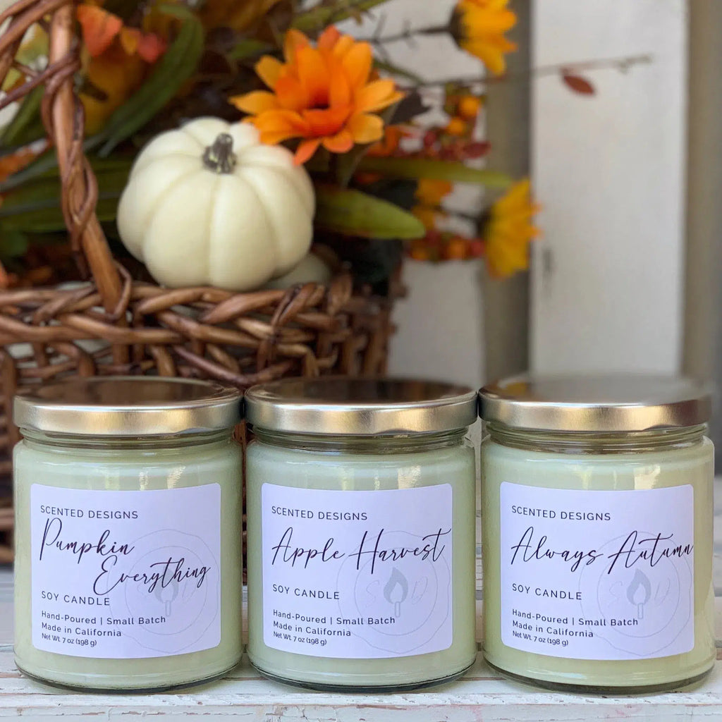 Fall Candle Set - Choose 4 Scents!