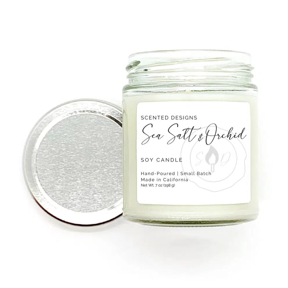Sea Salt and Orchid Soy Candle