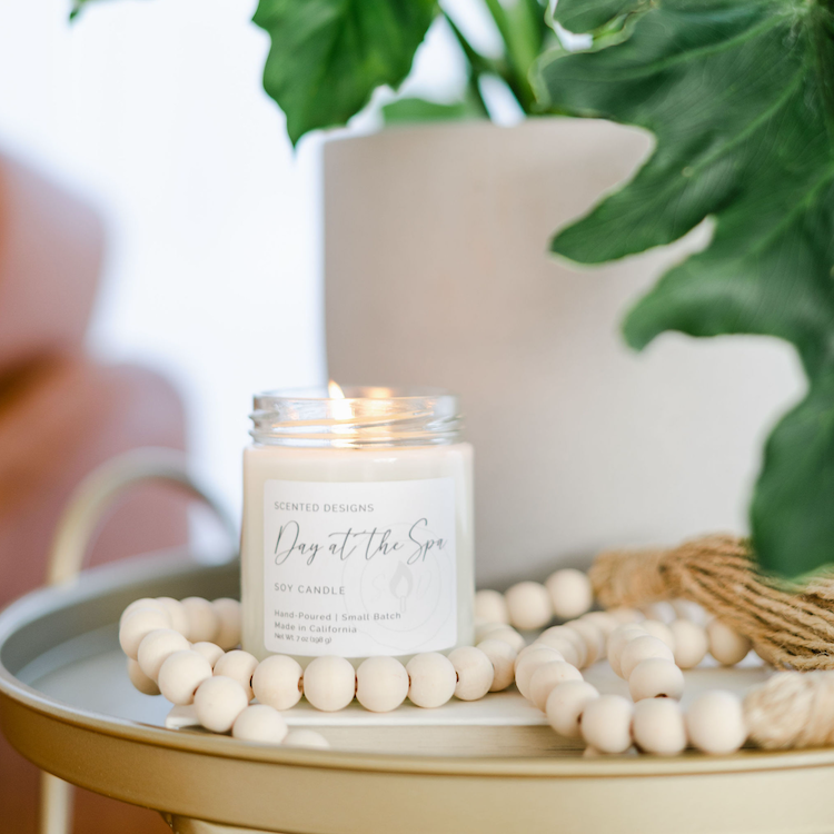 spa candle for relaxing. One of our best-selling candles for your home