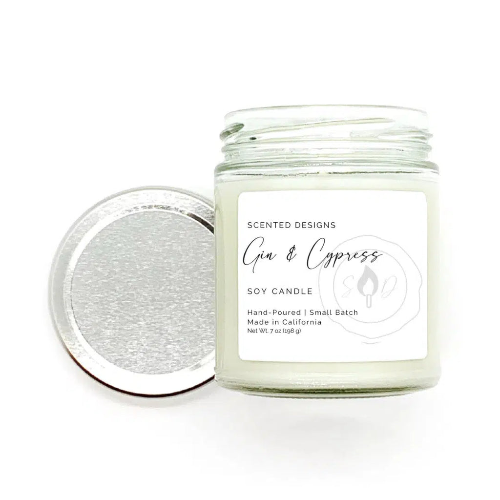 Gin and Cypress Soy Candle