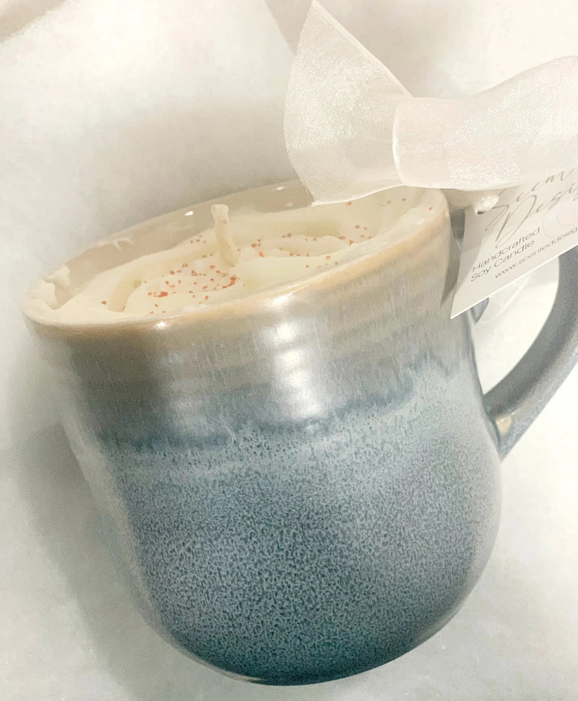 Peppermint Mocha Soy Candle - New Mug Designs!