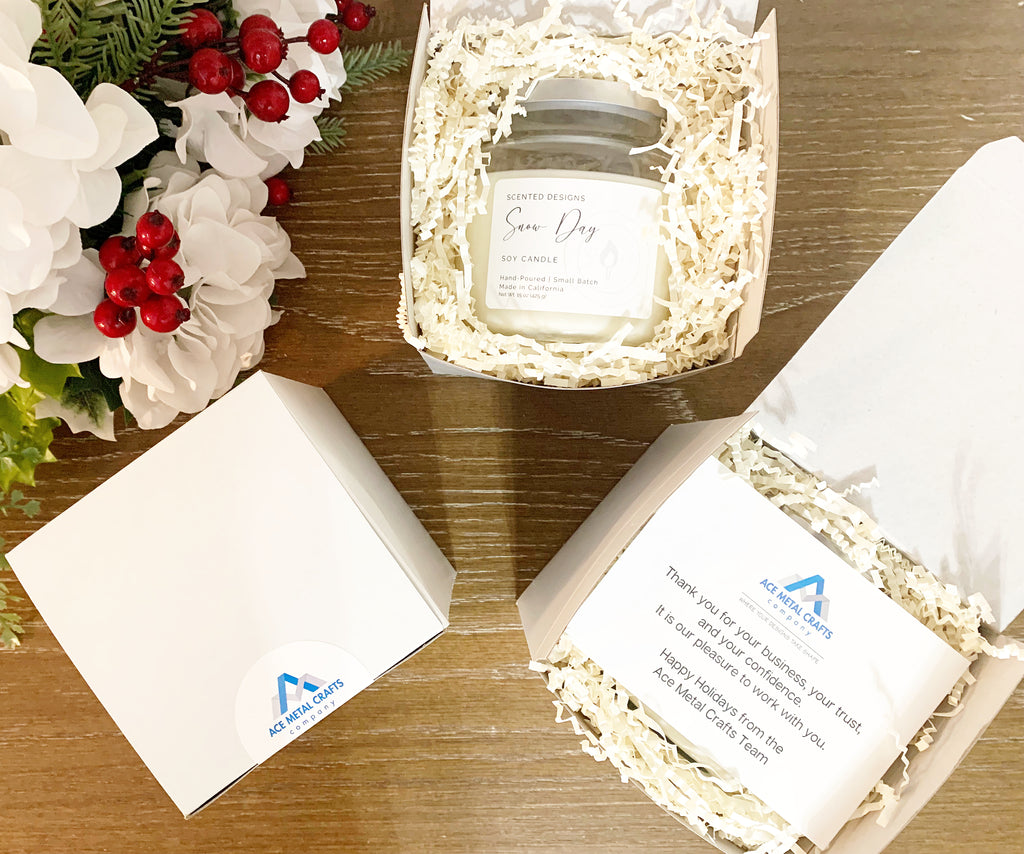 candle gift boxes for employee holiday gifts