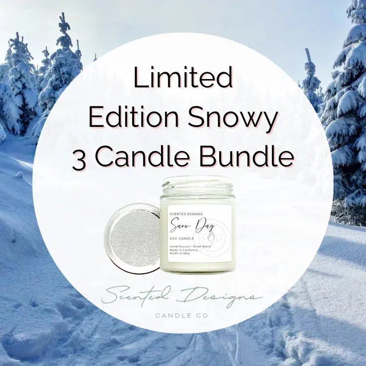 Snowy Bundle - 3 Soy Candles