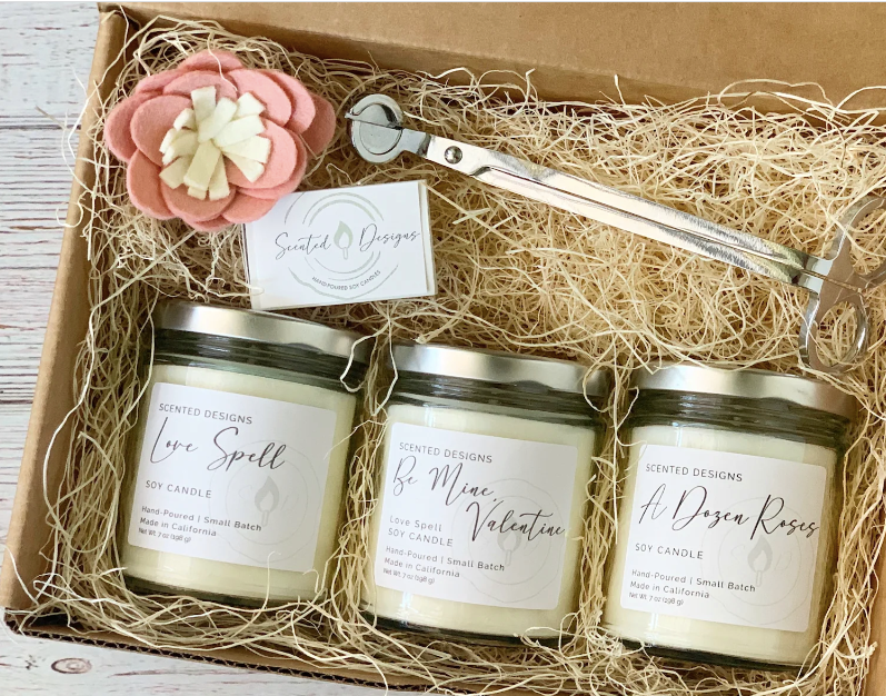 candles gift box