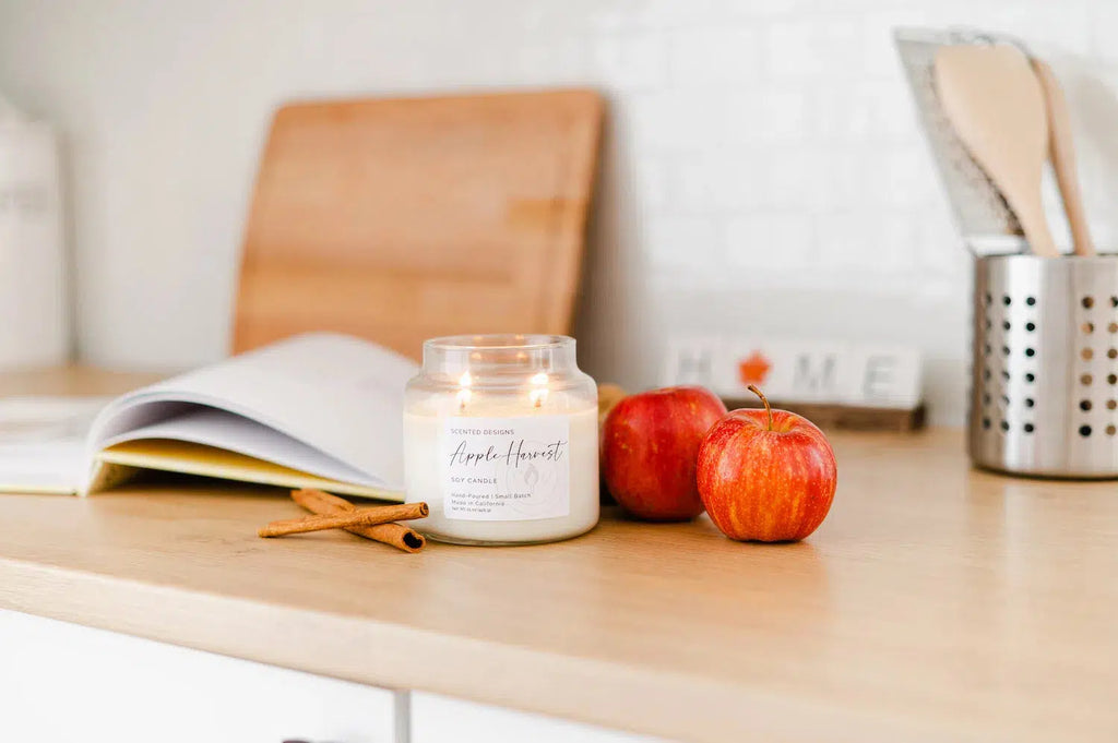 Apple Harvest Apothecary Jar Candle