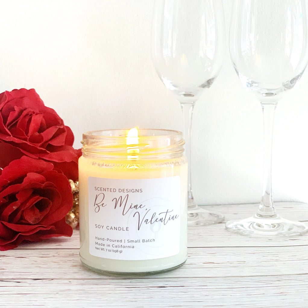 Be Mine, Valentine Candle | Gift Box Option-Scented Designs Candle Company