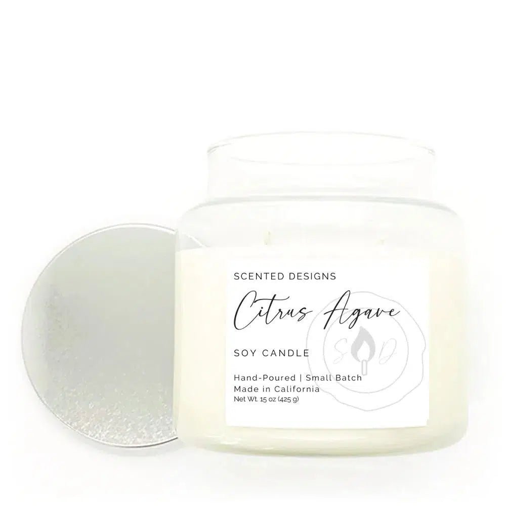 Citrus Agave Apothecary Jar Candle
