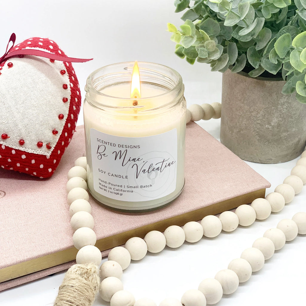 Be Mine, Valentine Candle | Gift Box Option-Scented Designs Candle Company
